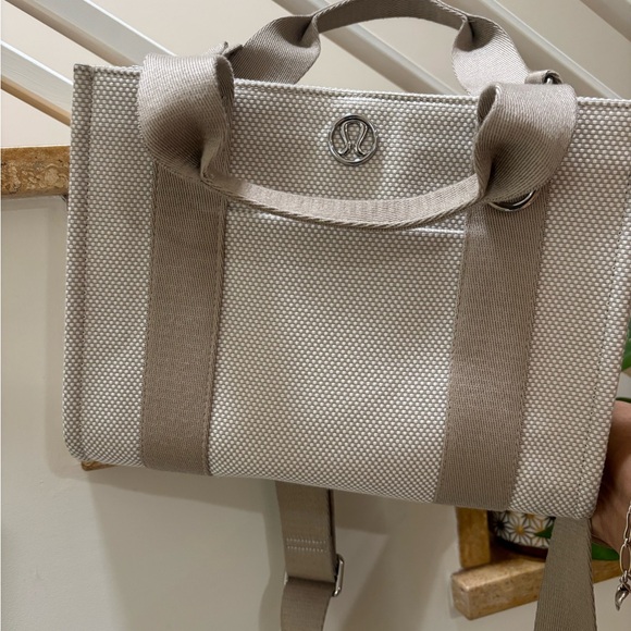 lululemon athletica Handbags - LULULEMON Two-Tone Canvas mini Tote bag